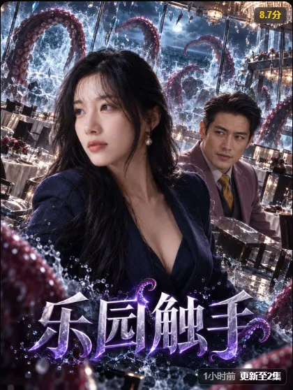 AI 漫剧《乐园触手》封面