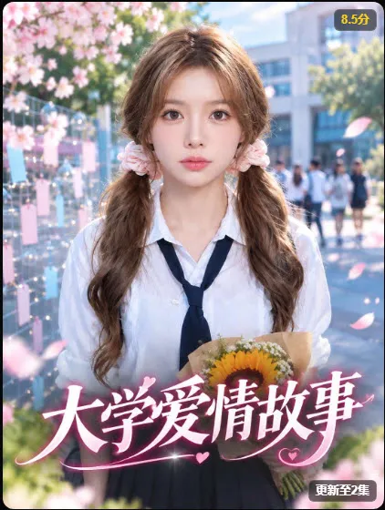 真人短剧《大学爱情故事》封面